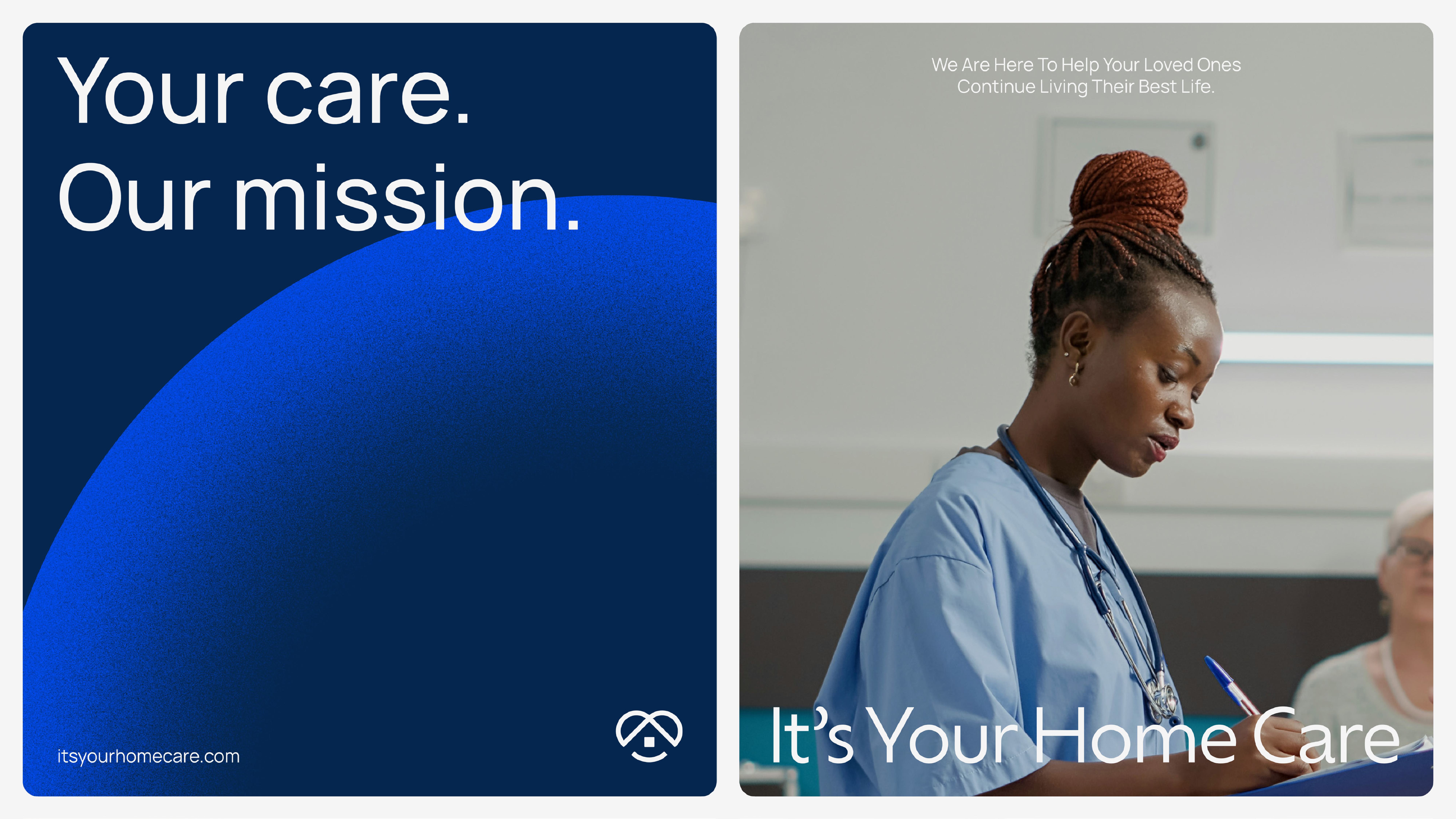 It's Your Home Care branding & marketing