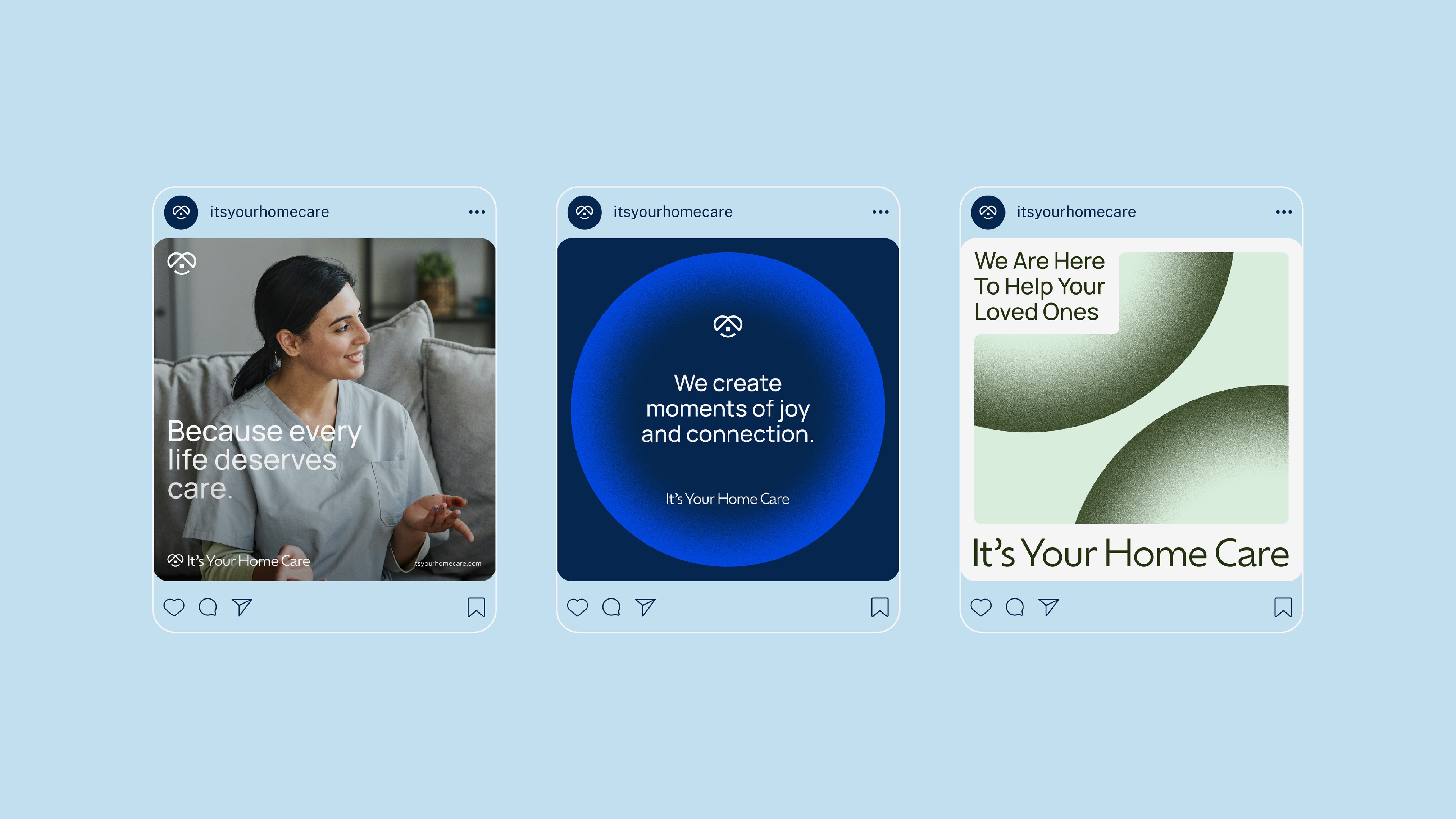 It's Your Home Care branding & marketing