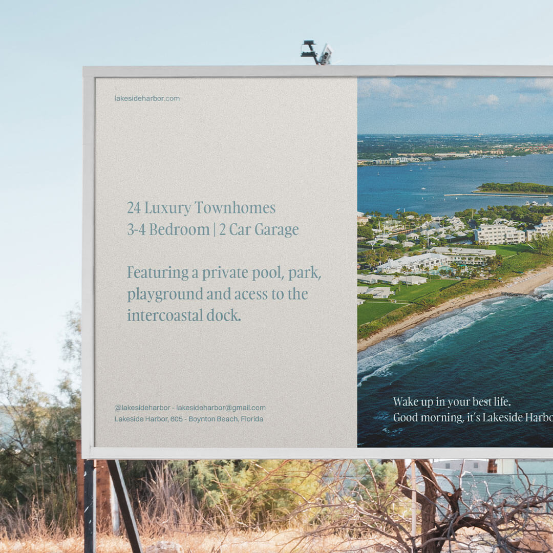 Lakeside Harbor branding & marketing
