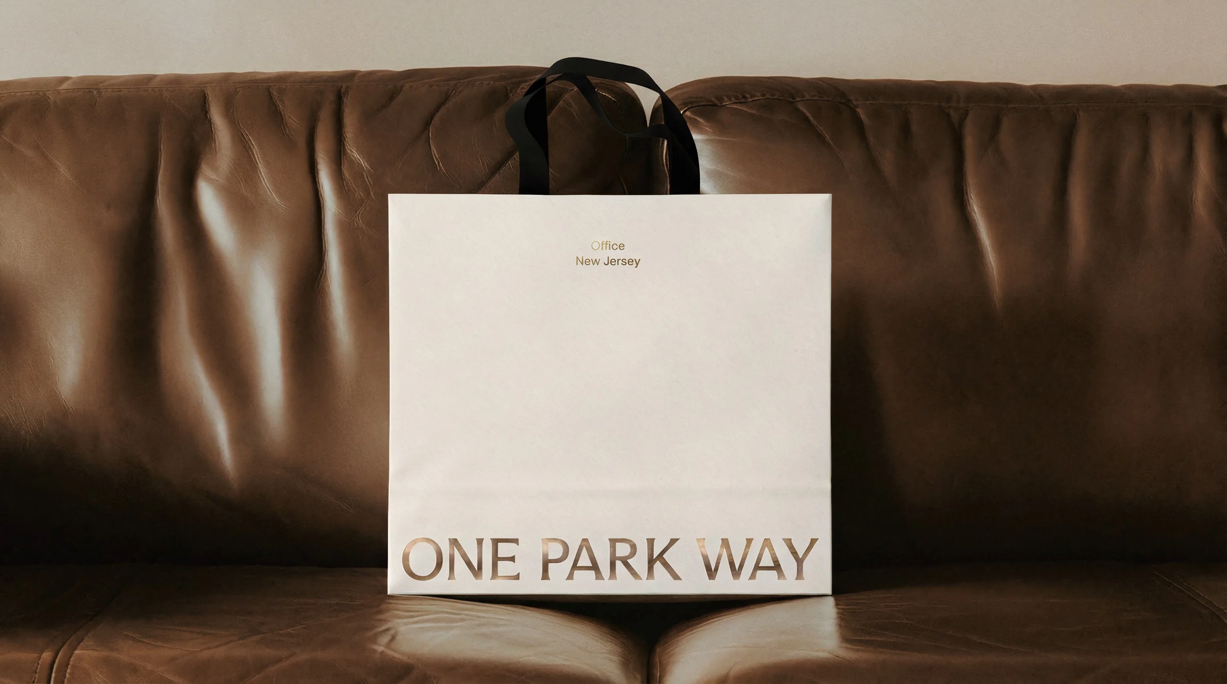 One Park Way branded paper bag