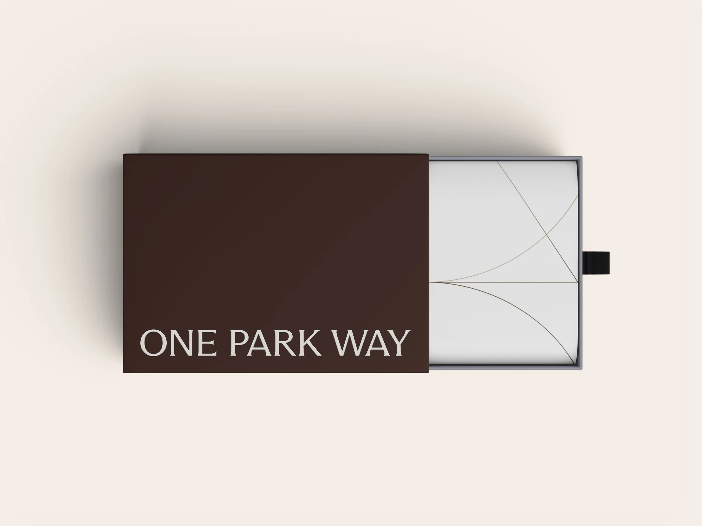 One Park Way packaging box top view