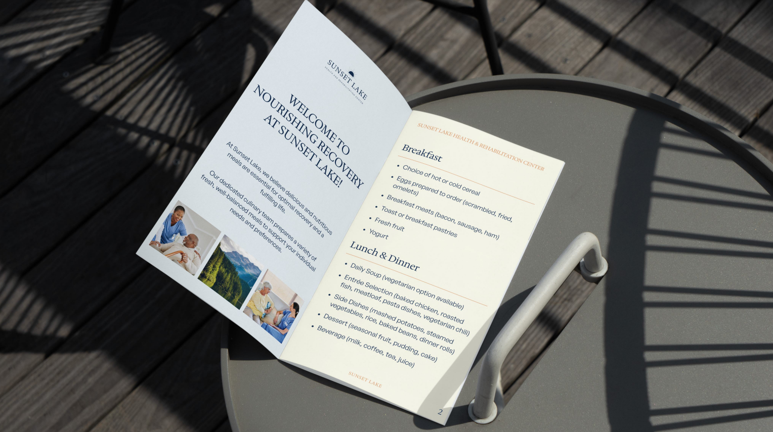 Sunset Lake branding & marketing