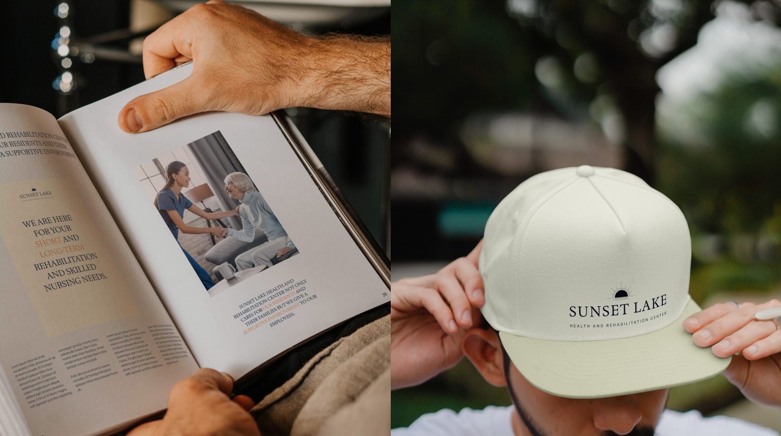 Sunset Lake branding & marketing