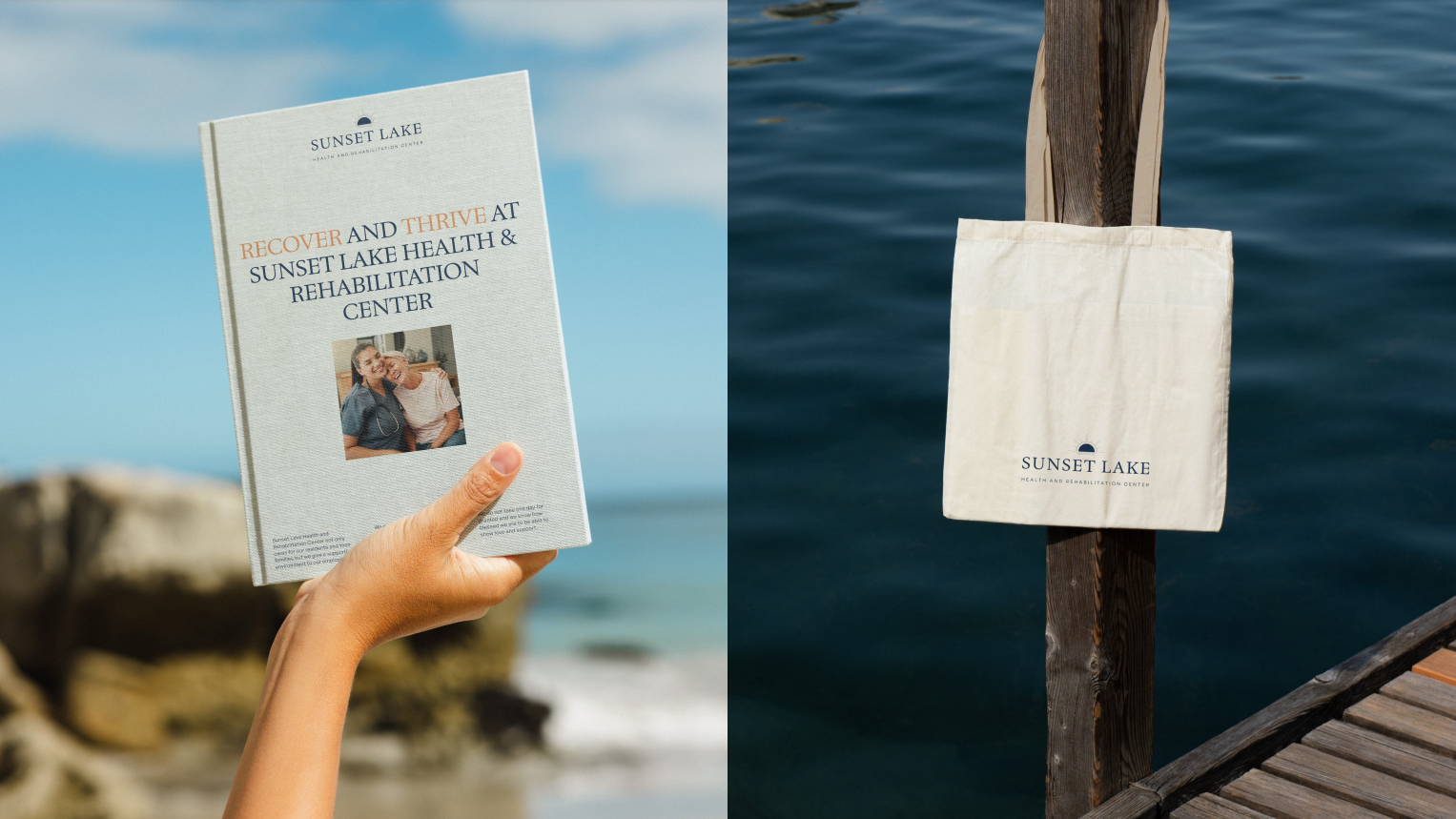 Sunset Lake branding & marketing