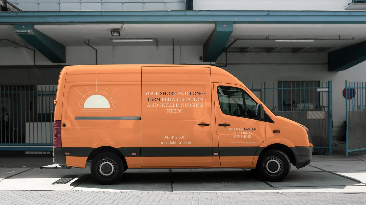 Sunset Lake, healthcare branding by MOZART&CO.