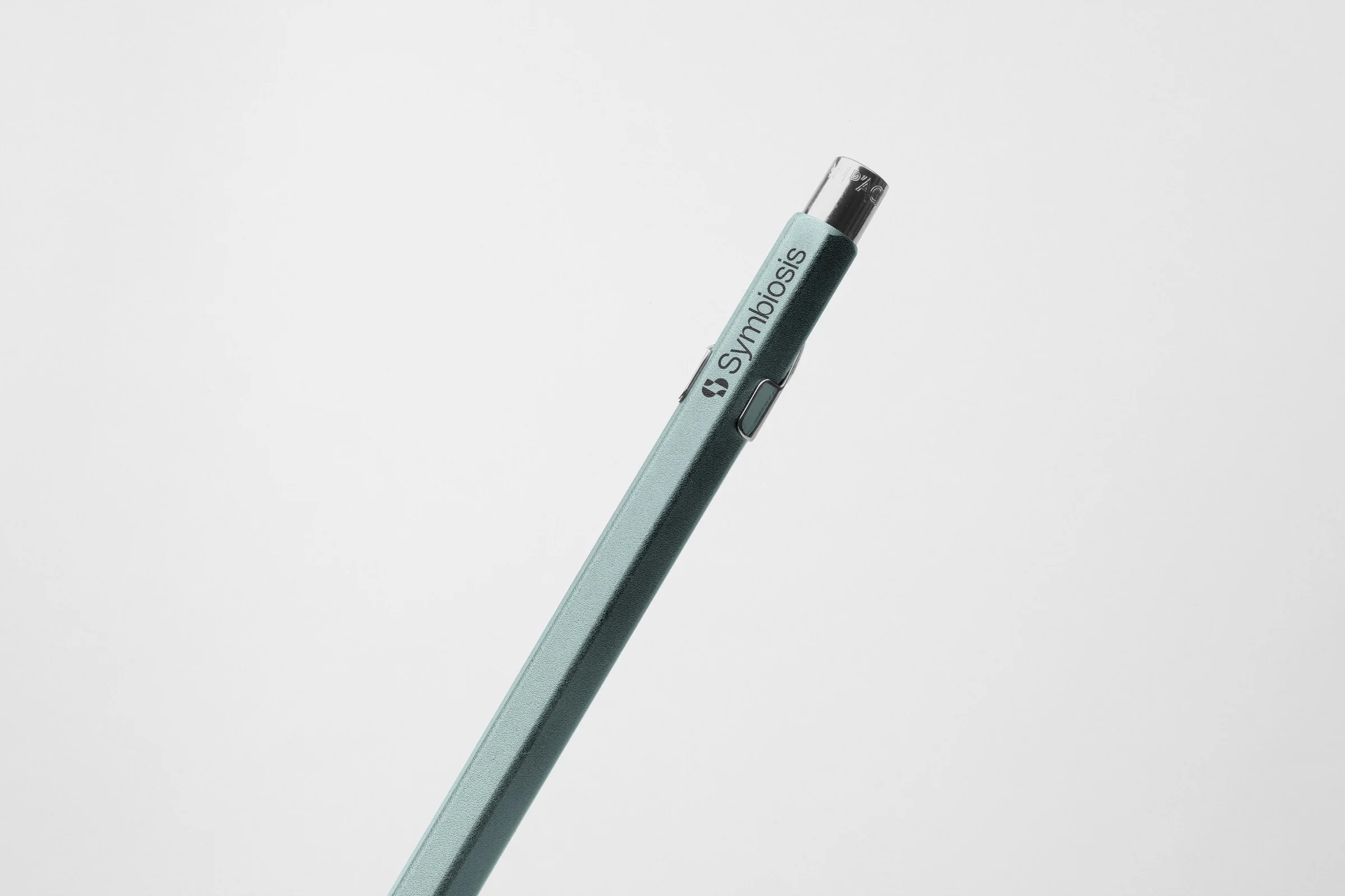 Symbiosis Advisors branded pen in sage