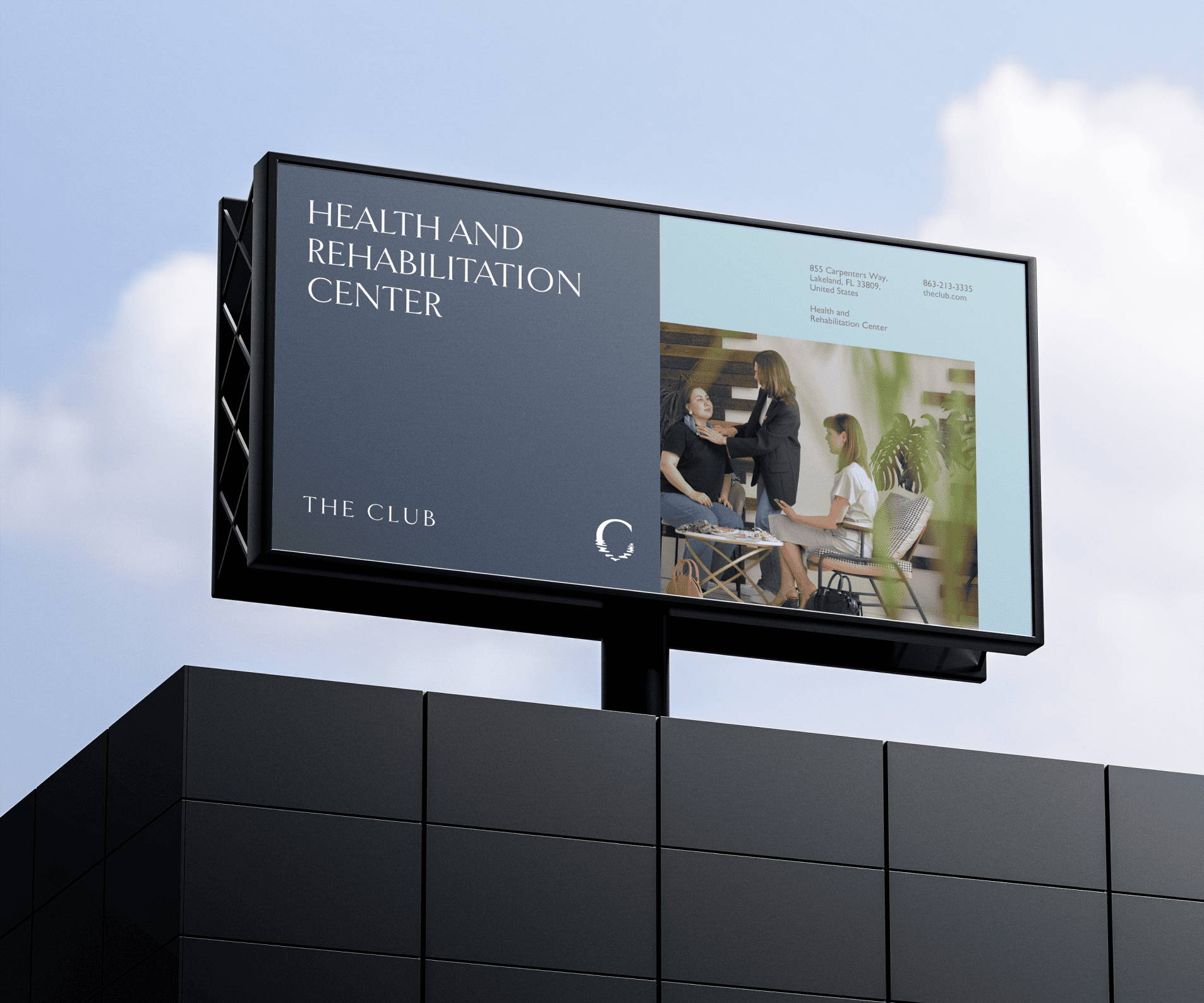 The Club at Lake Gibson branding & marketing, healthcare project by MOZART&CO.