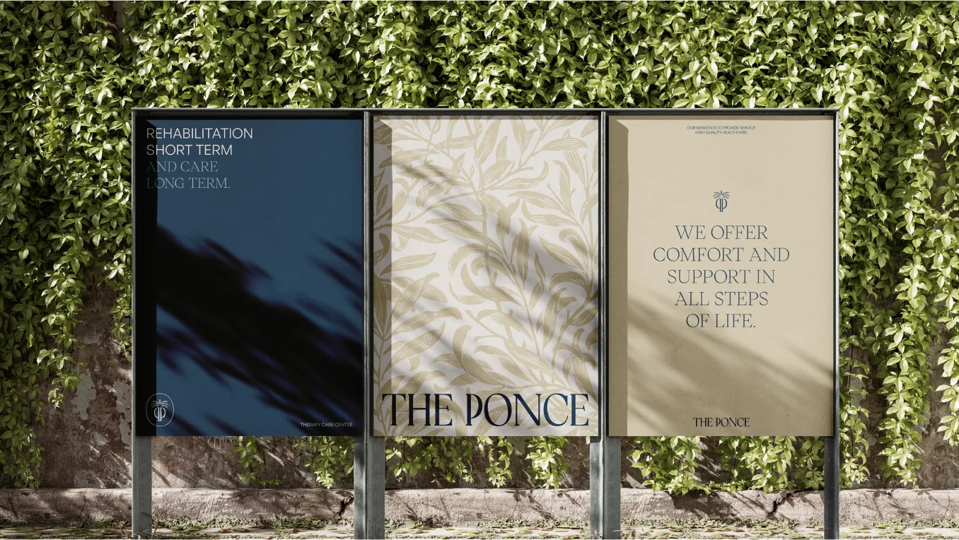 The Ponce, healthcare branding by MOZART&CO.
